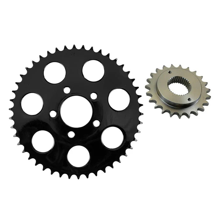 TC Bros Belt to Chain Conversion kit fits 1995 - 1999 XL Sportster Models (Black Sprocket)