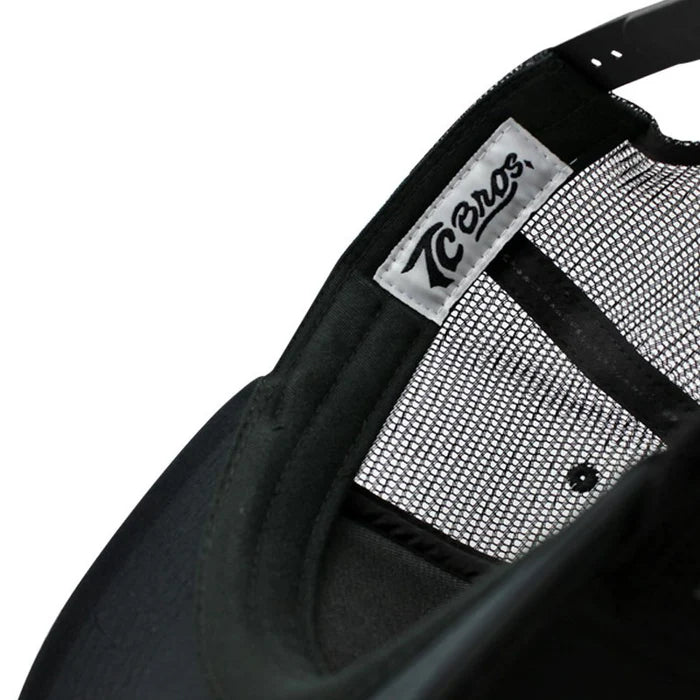 TC Bros. Script Trucker Hat - Black/Gold