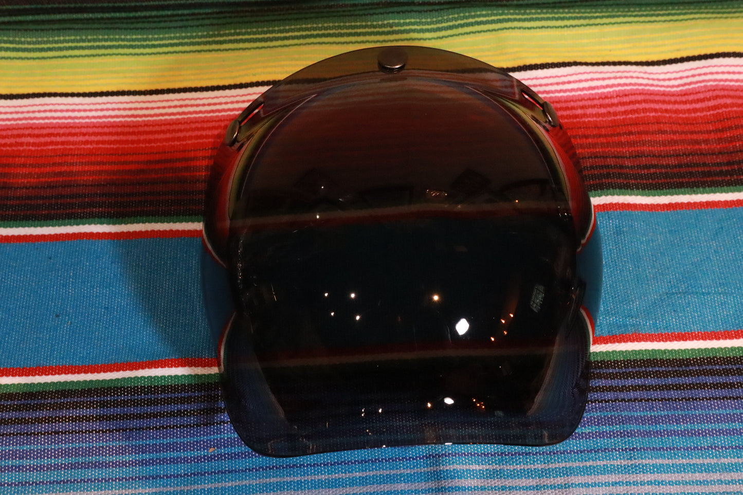 Black Helmet Bubble Visor