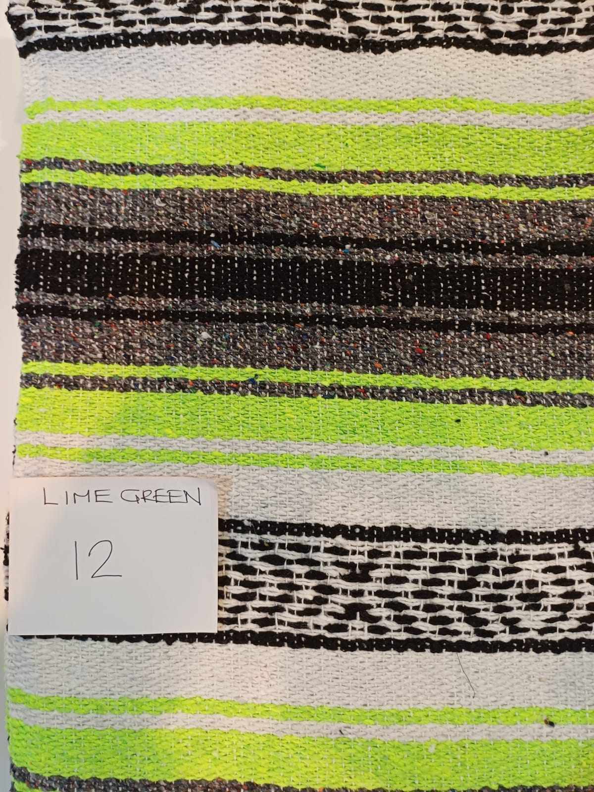 Falsa Mexican Blanket 73" x 48" Lime Green