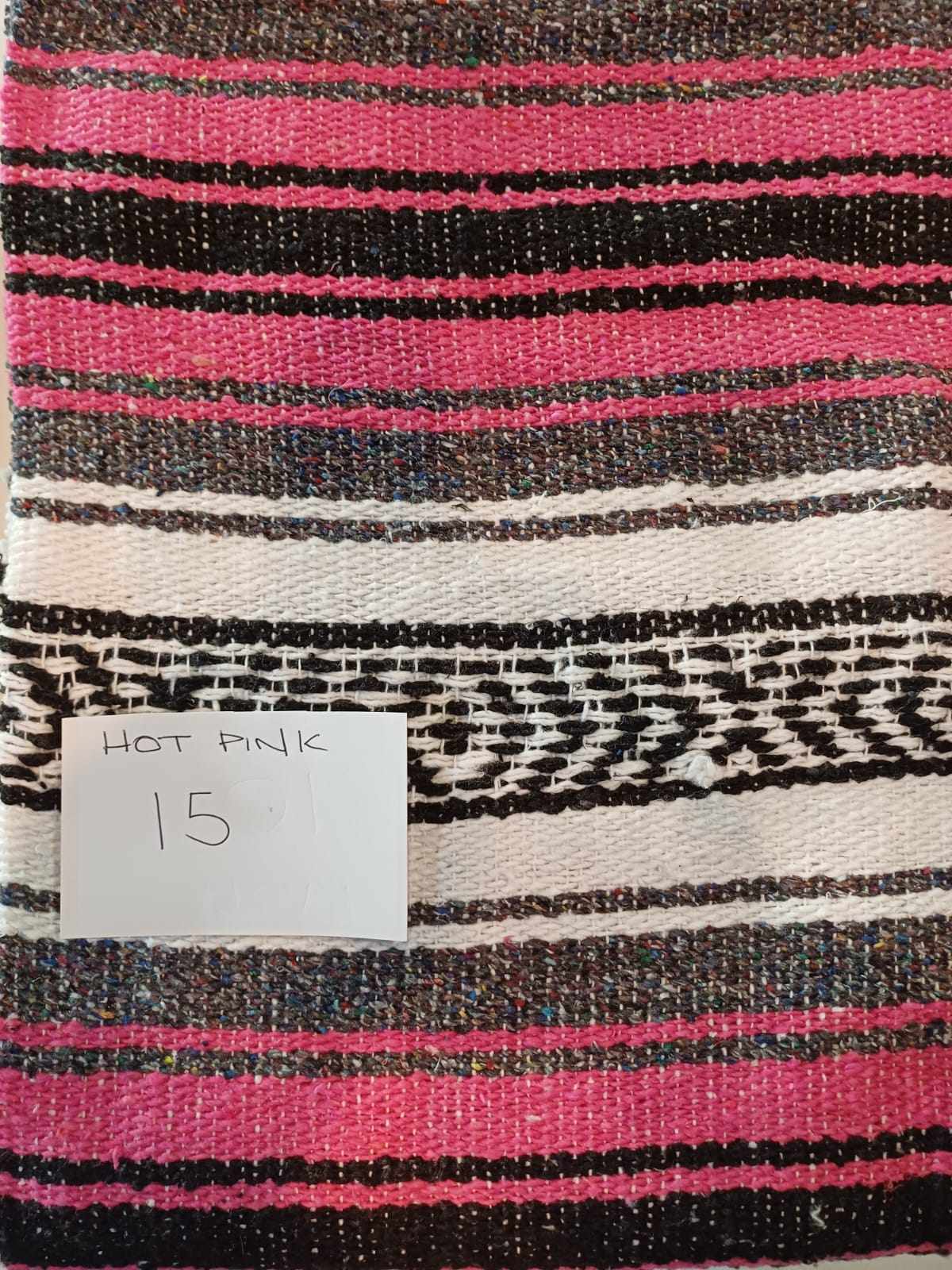 Falsa Mexican Blanket 73" x 48" Hot Pink
