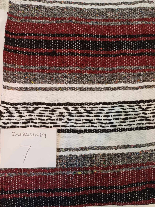 Falsa Mexican Blanket 73" x 48" Burgundy