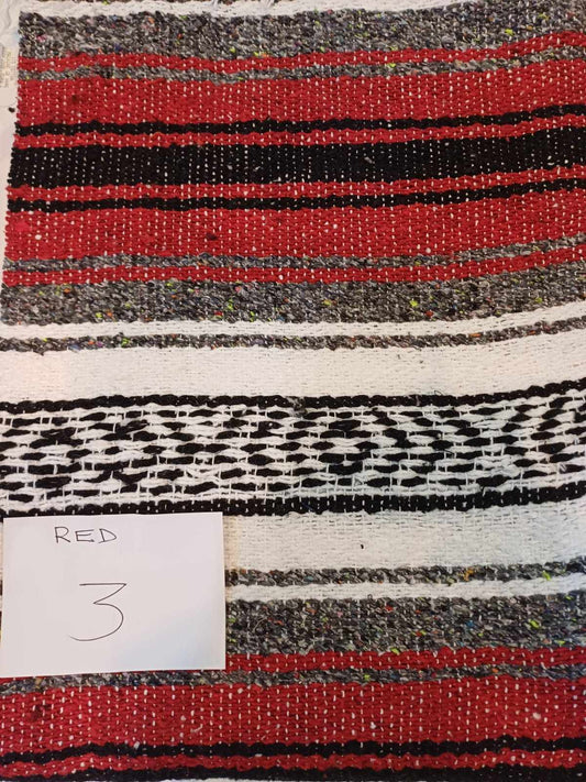 Falsa Mexican Blanket 73" x 48" Red