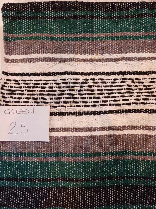 Falsa Mexican Blanket 73" x 48" Green