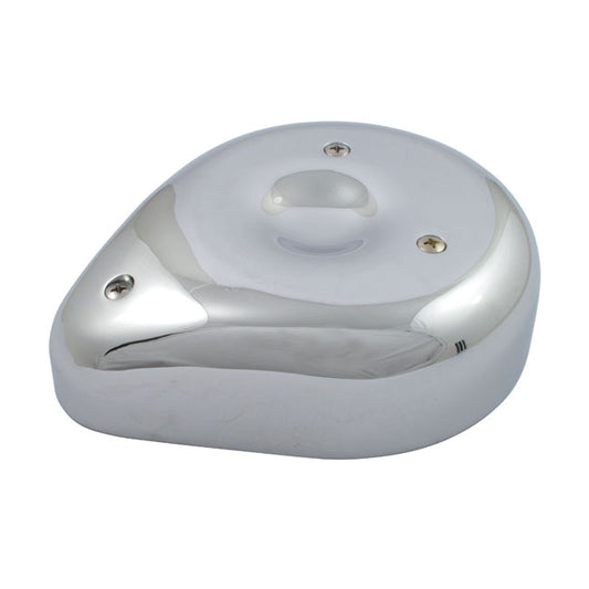 Teardrop Air Cleaner Assembly. Chromed Aluminium
