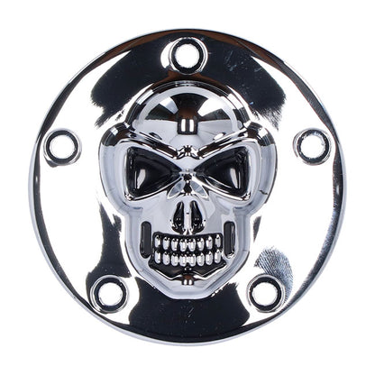 Skull Point Cover 5-hole. Chrome