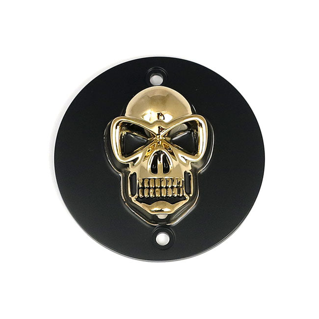 Skull Point Cover. Black/gold