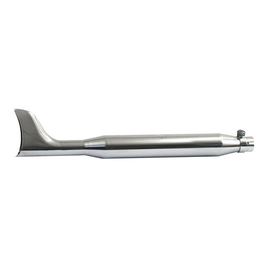 Fishtail Universal Muffler 30" Long Chrome