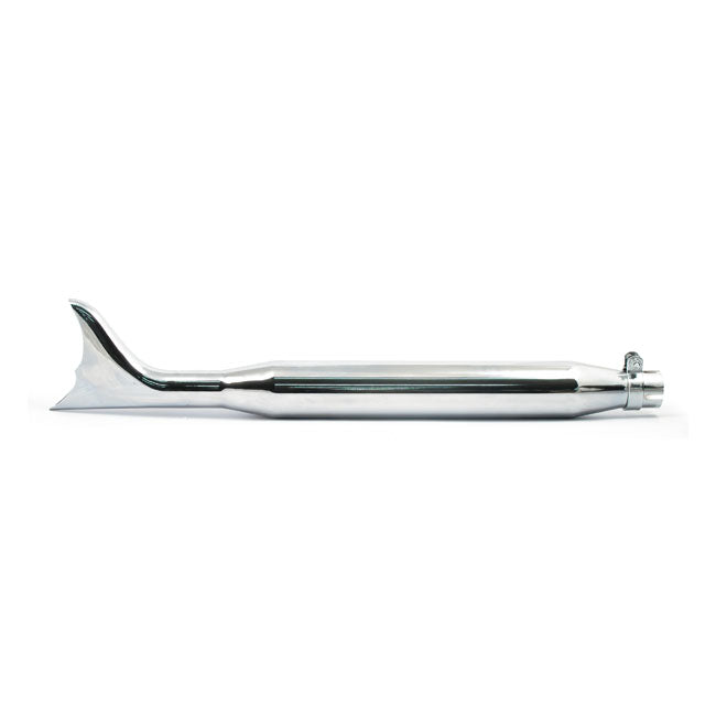 Batwing Fishtail Universal Muffler 30" Long Chrome