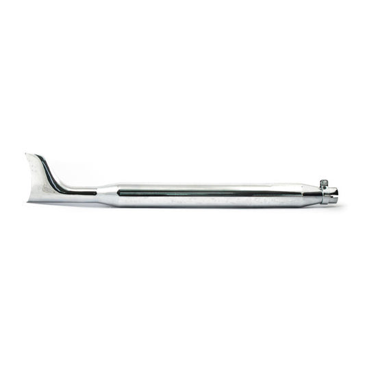 Fishtail Universal Muffler 36" Long Chrome
