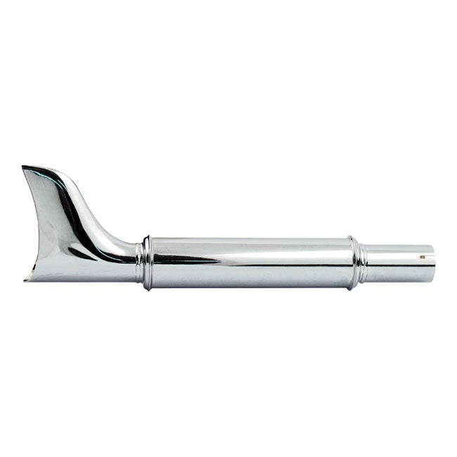 Fishtail Classic Universal Muffler 20" Long Chrome
