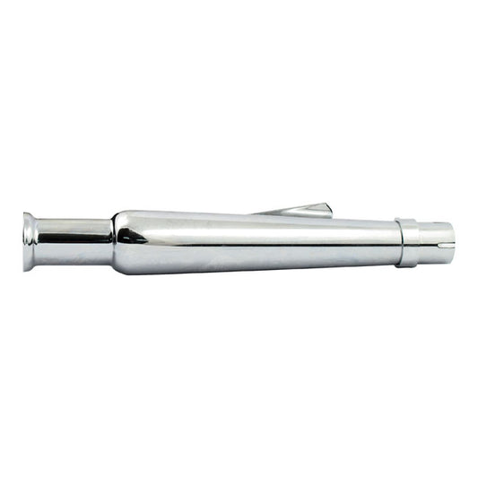 Trumpet Universal Straight Muffler 18-1/2" Long Chrome