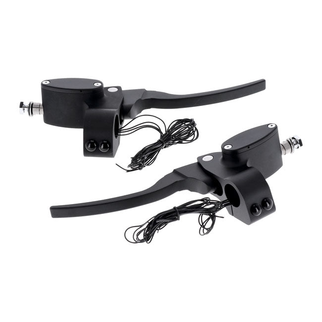 Custom Handlebar Control Kit Hydr. Clutch. Matte Black