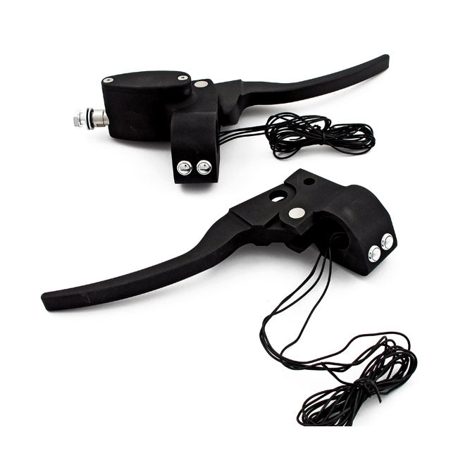 Custom Handlebar Control Kit Mech. Clutch. Matte Black