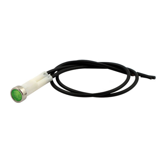 3/8 Indicator Light. Green, No Symbol
