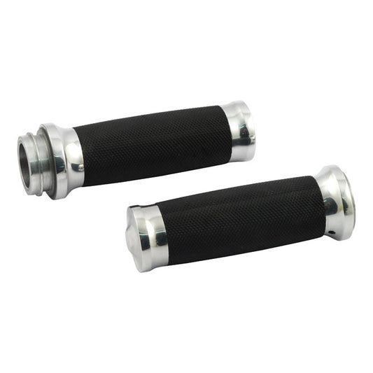 Handlebar Grip Set, Caliber. Polished