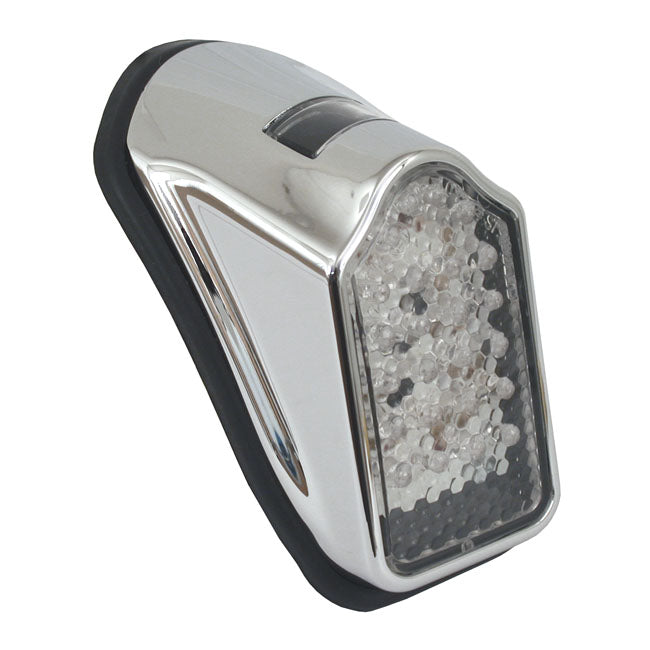 MCS Mini LED Tombstone taillight, chrome