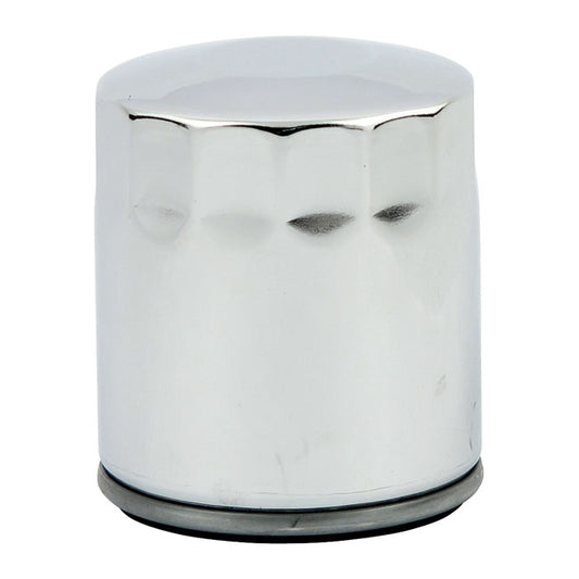 Spin-On Oil Filter. Magnetic, Chrome