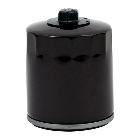Spin-On Oil Filter, with Top Nut. Black