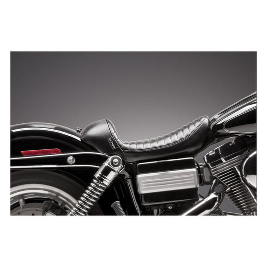 LePera, Stubs Cafe Solo Seat. Black, Pleated