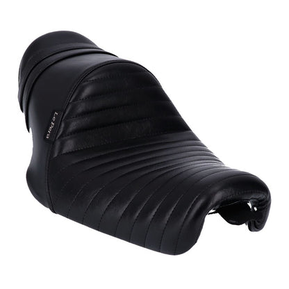 LePera, Stubs Cafe Solo Seat. Black, Pleated