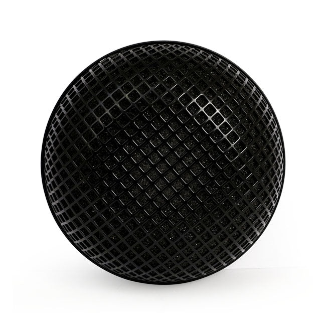 Breather Style Air Cleaner Assembly, Round. Black