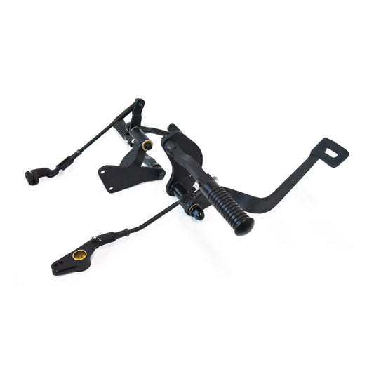 Evo XL Forward Control Kit. O-Ring Pegs. Matte Black