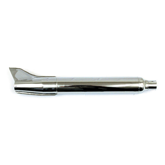 58-66 OEM Style Rocket Fishtail Muffler 28" Long Chrome