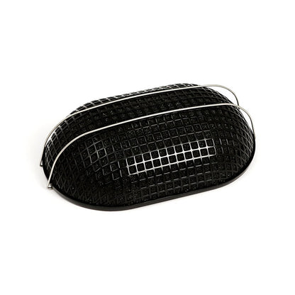 Breather Style Air Cleaner Assembly, Oval. Black