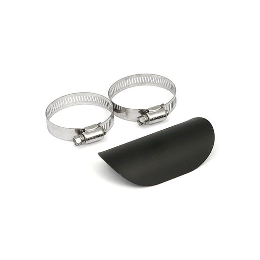 Universal Smooth Heat Shield 4" Long Black