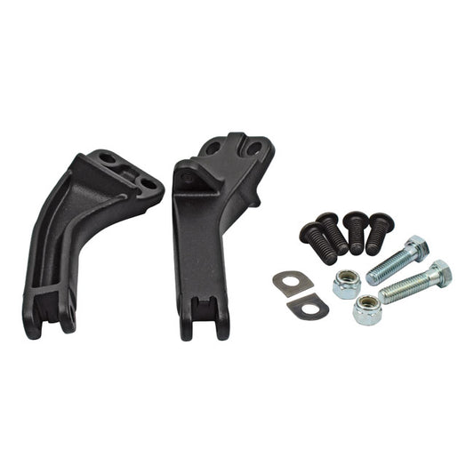 Dyna Passenger Foot Peg Mount Bracket Kit. Black