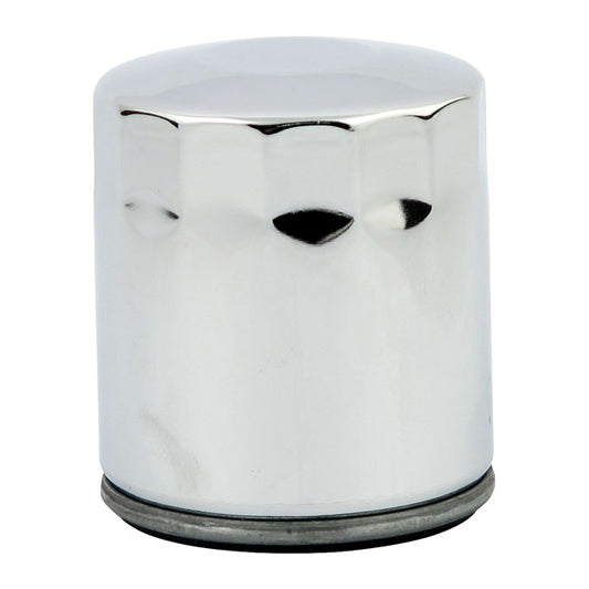 Spin-On Oil Filter. Chrome