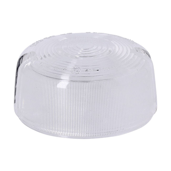 Replacement 3" Bullet Turn Signal Lens. Clear