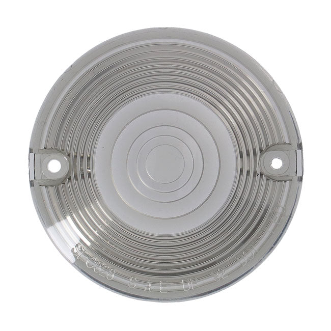 Replacement Turn Signal Lens. Flat Lens. Smoke