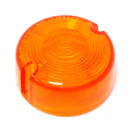 Replacement 3" Bullet Turn Signal Lens. Amber