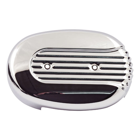 XL Sportster Air Cleaner Cover. Chrome, Grooved