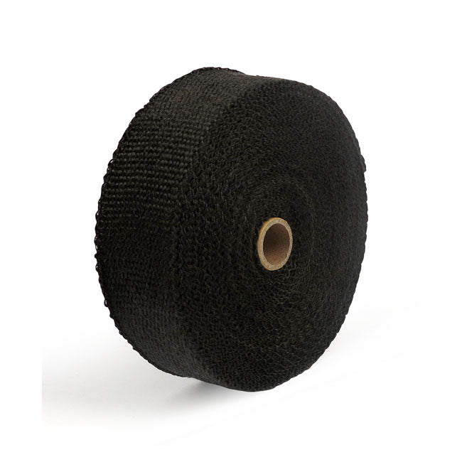 Exhaust Insulating Wrap. 2" Wide Black