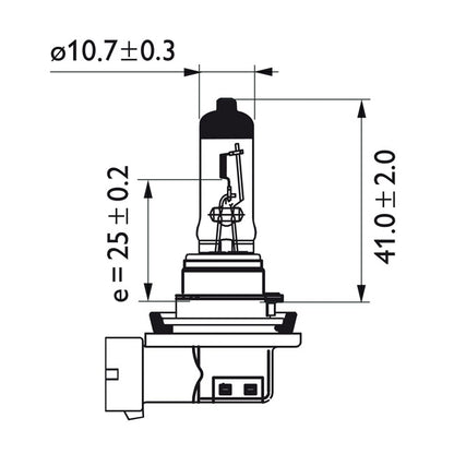 Philips Vision Headlamp Bulb H11