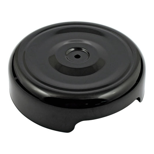 Air Cleaner Cover, Bobber Style. Black, 8" Diameter