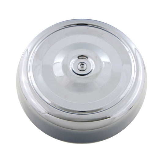 Air Cleaner Cover, Bobber Style. 7" Diameter. Chrome