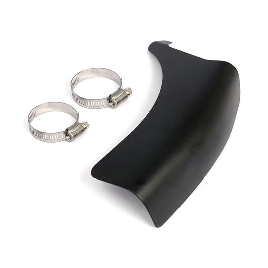FL Shovel Horizontal Crossover Heat Shield Black