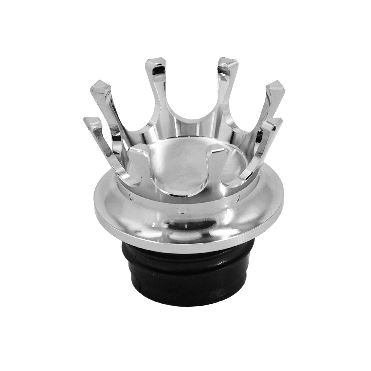 Chrome Crown Vented Fuel Cap.