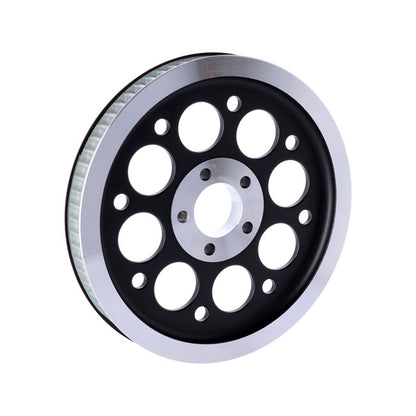 Reproduction OEM Style Wheel Pulley 70t, 1-1/8" Belt. Black