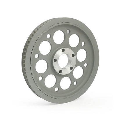 Reproduction OEM Style Wheel Pulley 70t, 1-1/8" Belt. Silver