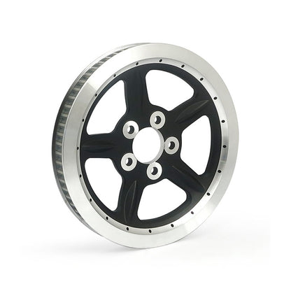 Reproduction OEM Style Wheel Pulley 68t, 1-1/8" Belt. Black