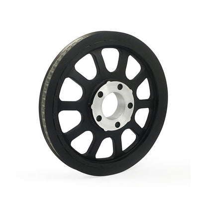 Reproduction OEM Style Wheel Pulley 66t, 20mm Belt. Black