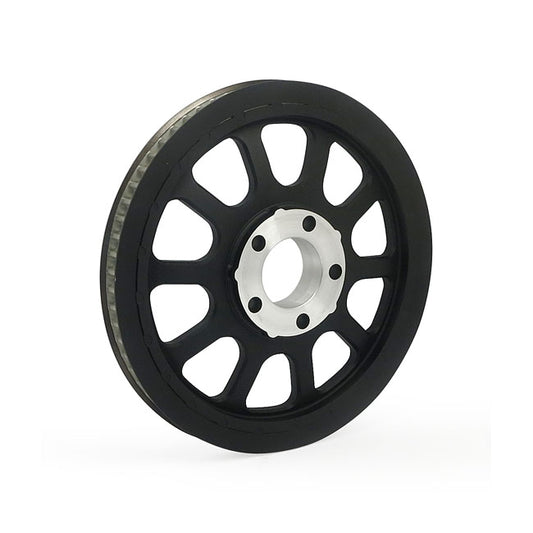 Reproduction OEM Style Wheel Pulley 66t, 20mm Belt. Black