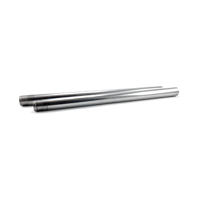 Fork Tubes 41mm. 24-7/8". Show Chrome