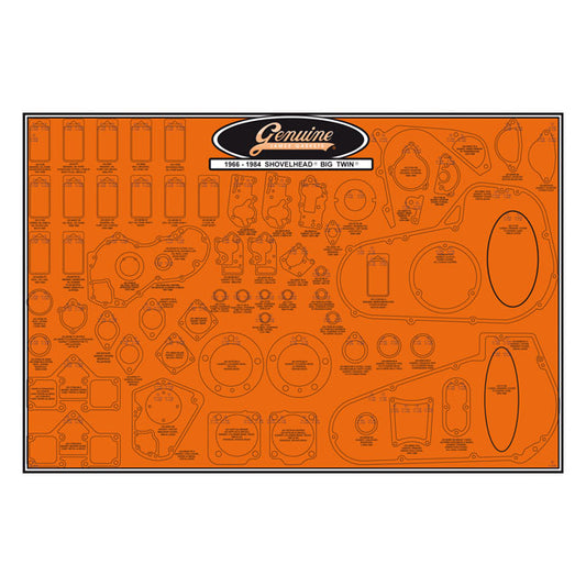 James Gaskets Gasket & seal board. Shovelhead