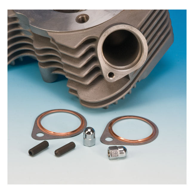 James Gaskets Shovel exhaust gasket & mount kit. Copper crush